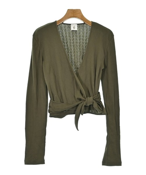 6(ROKU)(ロク)カーディガン カーキ サイズ:-(S位)/2200673974068