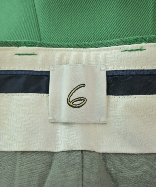 6(ROKU)（ロク）その他 緑 サイズ:34(XS位) レディース/2200673976086