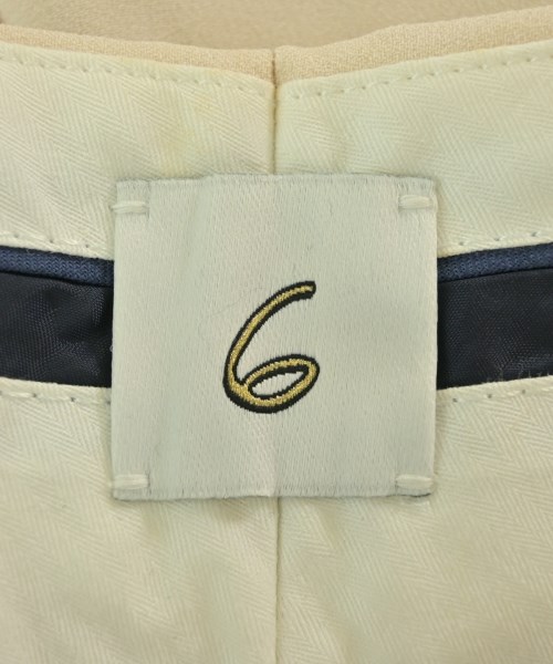 6(ROKU)（ロク）その他 白 サイズ:32(XS位) レディース/2200668529075