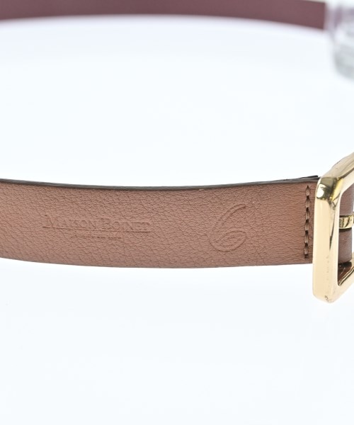 6(ROKU)（ロク）ベルト ベージュ サイズ:- レディース/2200673791047