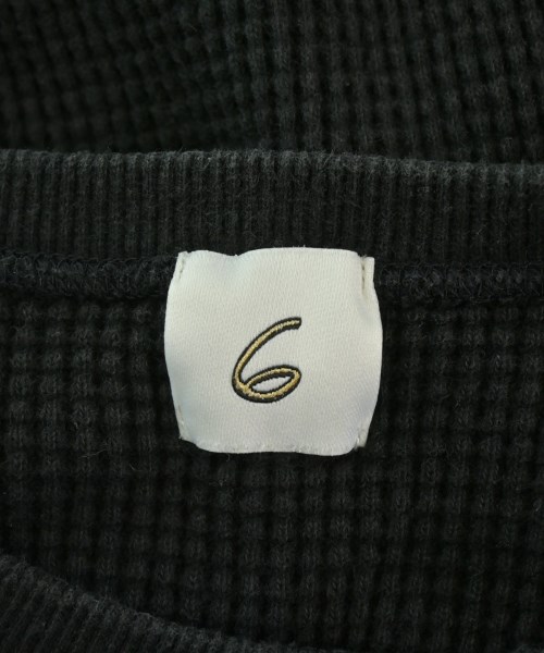 6(ROKU)（ロク）Tシャツ・カットソー 黒 サイズ:F レディース/2200674224032