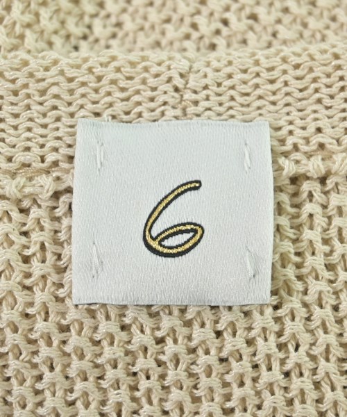 6(ROKU)（ロク）カーディガン ベージュ サイズ:F レディース/2200671080013