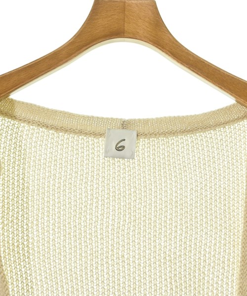 6(ROKU)（ロク）カーディガン ベージュ サイズ:F レディース/2200671080013