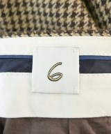 6(ROKU)（ロク）スラックス 茶 サイズ:36(S位) レディース/2200671313081