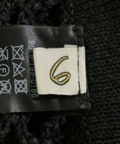 6(ROKU)（ロク）ベスト 黒 サイズ:-(XS位) レディース/2200675165020