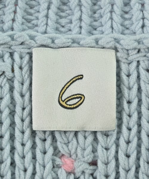 6(ROKU)（ロク）ベスト 青 サイズ:F レディース/2200675222013