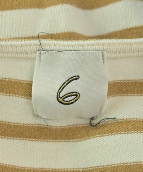 6(ROKU)（ロク）Tシャツ・カットソー 白 サイズ:F レディース/2200675233064