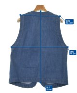 6(ROKU)（ロク）ベスト 青 サイズ:F レディース/2200671796624