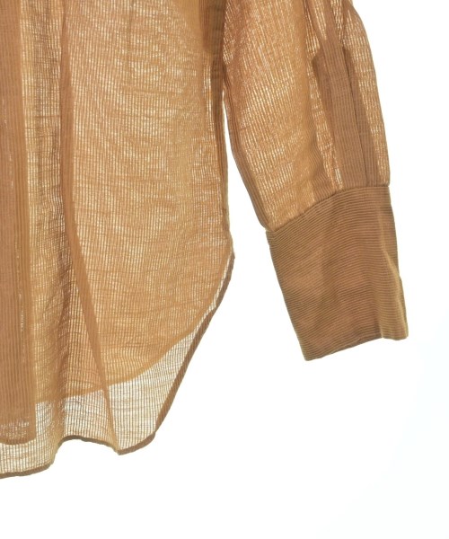 6(ROKU)（ロク）ブラウス 茶 サイズ:36(S位) レディース/2200669872064