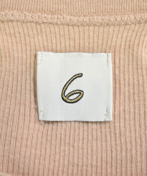 6(ROKU)（ロク）Tシャツ・カットソー ピンク サイズ:F レディース/2200672289415