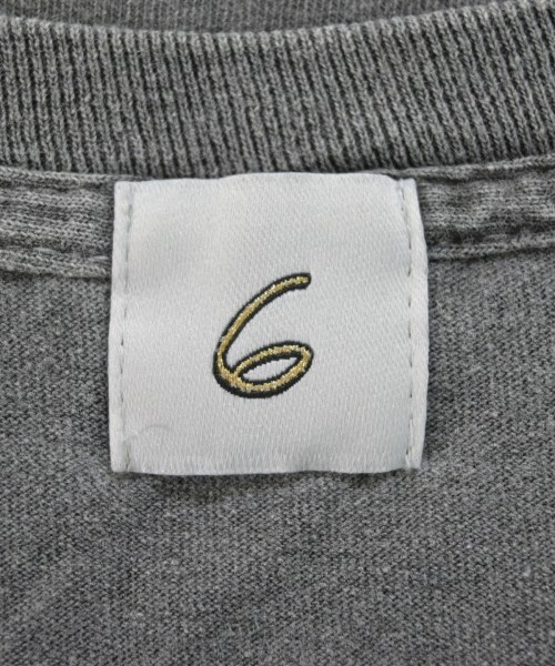 6(ROKU)（ロク）Tシャツ・カットソー グレー サイズ:S レディース/2200673600035