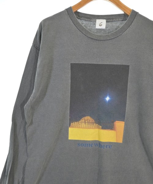 6(ROKU)（ロク）Tシャツ・カットソー グレー サイズ:S レディース/2200673600035