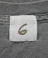 6(ROKU)（ロク）Tシャツ・カットソー グレー サイズ:S レディース/2200673600035