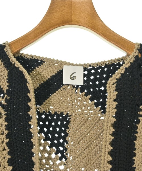 6(ROKU)（ロク）ベスト ベージュ サイズ:F レディース/2200677441054