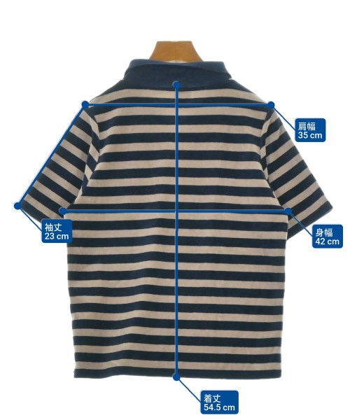 6(ROKU)（ロク）ポロシャツ 紺 サイズ:-(M位) レディース/2200678055076