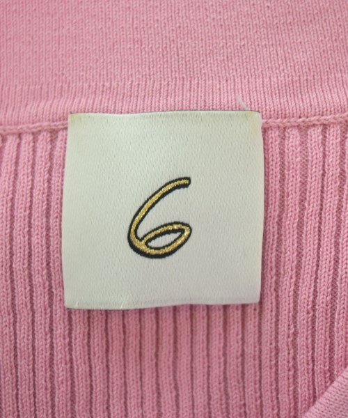 6(ROKU)（ロク）カーディガン ピンク サイズ:-(XS位) レディース/2200678356012