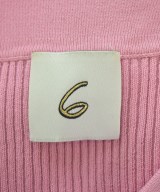 6(ROKU)（ロク）カーディガン ピンク サイズ:-(XS位) レディース/2200678356012