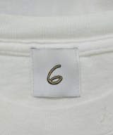 6(ROKU)（ロク）Tシャツ・カットソー 白 サイズ:S レディース/2200678356050