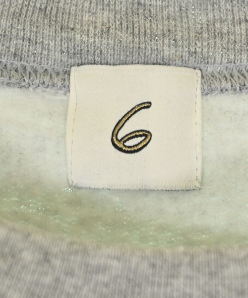 6(ROKU)（ロク）スウェット グレー サイズ:S レディース/2200678403013