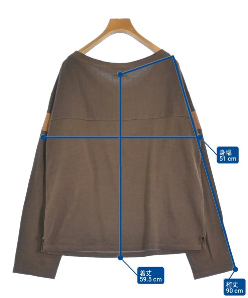 6(ROKU)（ロク）Tシャツ・カットソー 茶 サイズ:F レディース/2200678403044