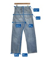 6(ROKU)（ロク）デニムパンツ 青 サイズ:28(L位) レディース/2200678403051
