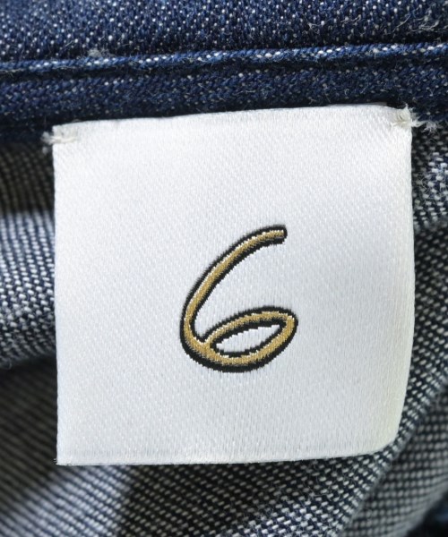 6(ROKU)（ロク）ワンピース 紺 サイズ:38(M位) レディース/2200678403068