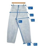 6(ROKU)（ロク）デニムパンツ 青 サイズ:28(M位) レディース/2200678403075