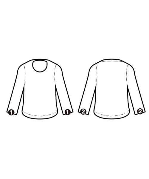 6(ROKU)（ロク）Tシャツ・カットソー 黒 サイズ:F レディース/2200673961020