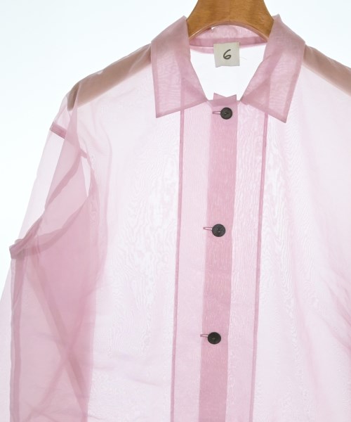 6(ROKU)（ロク）ブラウス ピンク サイズ:38(M位) レディース/2200673961044