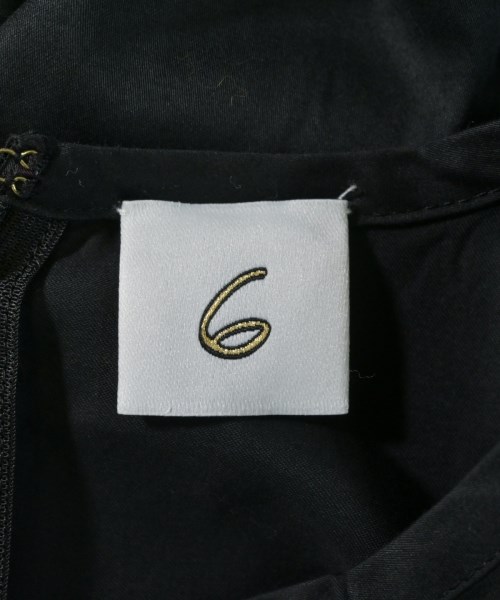 6(ROKU)（ロク）カジュアルシャツ 黒 サイズ:36(S位) レディース/2200675348058