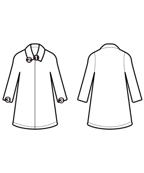 6(ROKU)（ロク）その他 茶 サイズ:36(S位) レディース/2200676331011