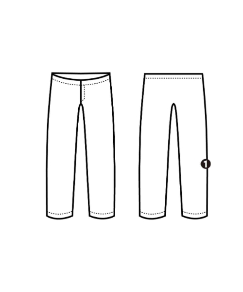 6(ROKU)（ロク）スラックス 紫 サイズ:36(S位) レディース/2200679204053