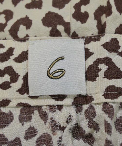 6(ROKU)（ロク）その他 白 サイズ:S レディース/2200679204060