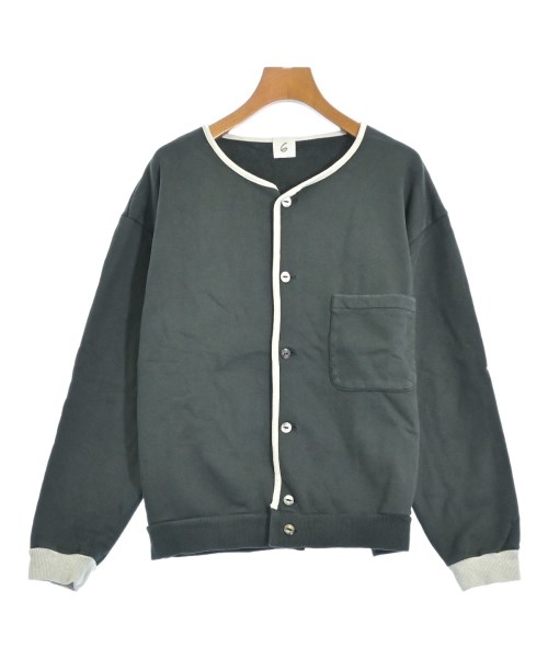 6(ROKU)(ロク)カーディガン 緑 サイズ:F/2200674796027