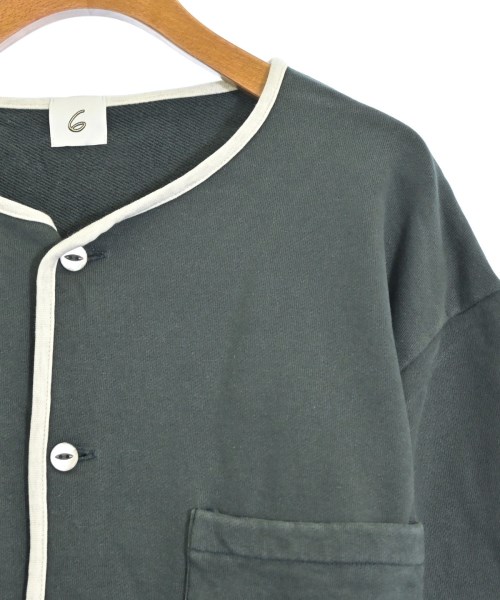 6(ROKU)（ロク）カーディガン 緑 サイズ:F レディース/2200674796027