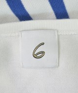 6(ROKU)（ロク）Tシャツ・カットソー 白 サイズ:F レディース/2200675245104