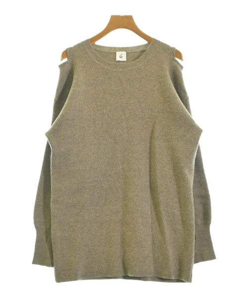 6(ROKU)(ロク)ニット・セーター グレー サイズ:F/2200675986038