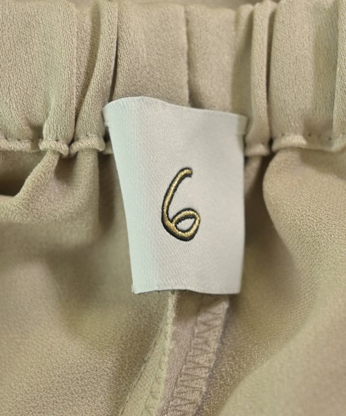 6(ROKU)（ロク）その他 ベージュ サイズ:36(S位) レディース/2200675851039