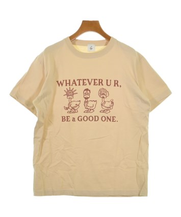 rokh ロク Tシャツ・カットソー XS ベージュ 【古着】【中古】【送料無料】 6(ROKU)（ロク）Tシャツ・カットソー ベージュ サイズ:M レディース