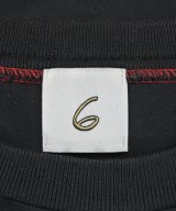 6(ROKU)（ロク）Tシャツ・カットソー 黒 サイズ:38(M位) レディース/2200681410145
