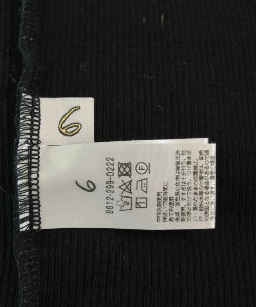 6(ROKU)（ロク）Tシャツ・カットソー 黒 サイズ:F レディース/2200688953072