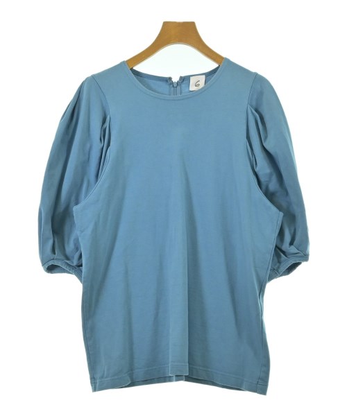 6(ROKU)(ロク)Tシャツ・カットソー 青 サイズ:F/2200694532087