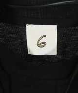6(ROKU)（ロク）Tシャツ・カットソー 黒 サイズ:F レディース/2200693359029