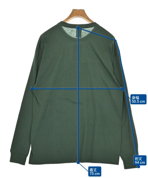 6(ROKU)（ロク）Tシャツ・カットソー 緑 サイズ:XL メンズ/2200694162093