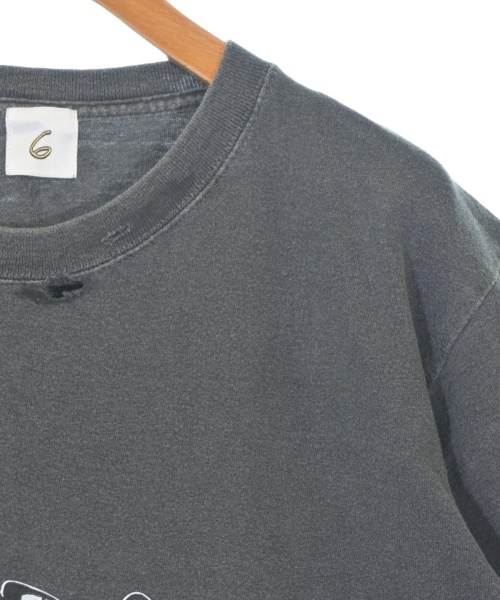 6(ROKU)（ロク）Tシャツ・カットソー グレー サイズ:S レディース/2200695511180