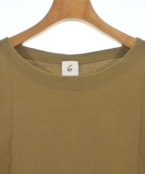 6(ROKU)（ロク）Tシャツ・カットソー 茶 サイズ:F レディース/2200692499429