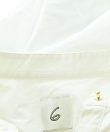 6(ROKU)（ロク）カジュアルシャツ 白 サイズ:36(S位) レディース/2200696293030