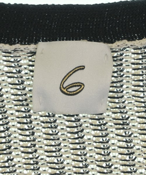 6(ROKU)（ロク）カーディガン 黒 サイズ:F レディース/2200654785027