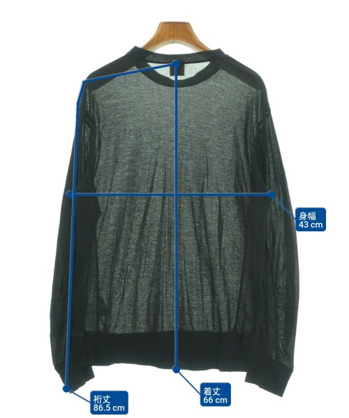 6(ROKU)（ロク）Tシャツ・カットソー 黒 サイズ:-(M位) レディース/2200654785089