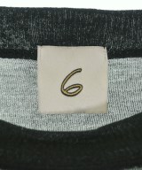 6(ROKU)（ロク）Tシャツ・カットソー 黒 サイズ:-(M位) レディース/2200654785089